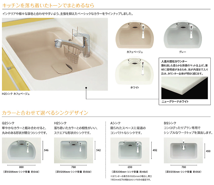 キッチンねっと　TOCLAS　Bbシリーズ　イメージ2